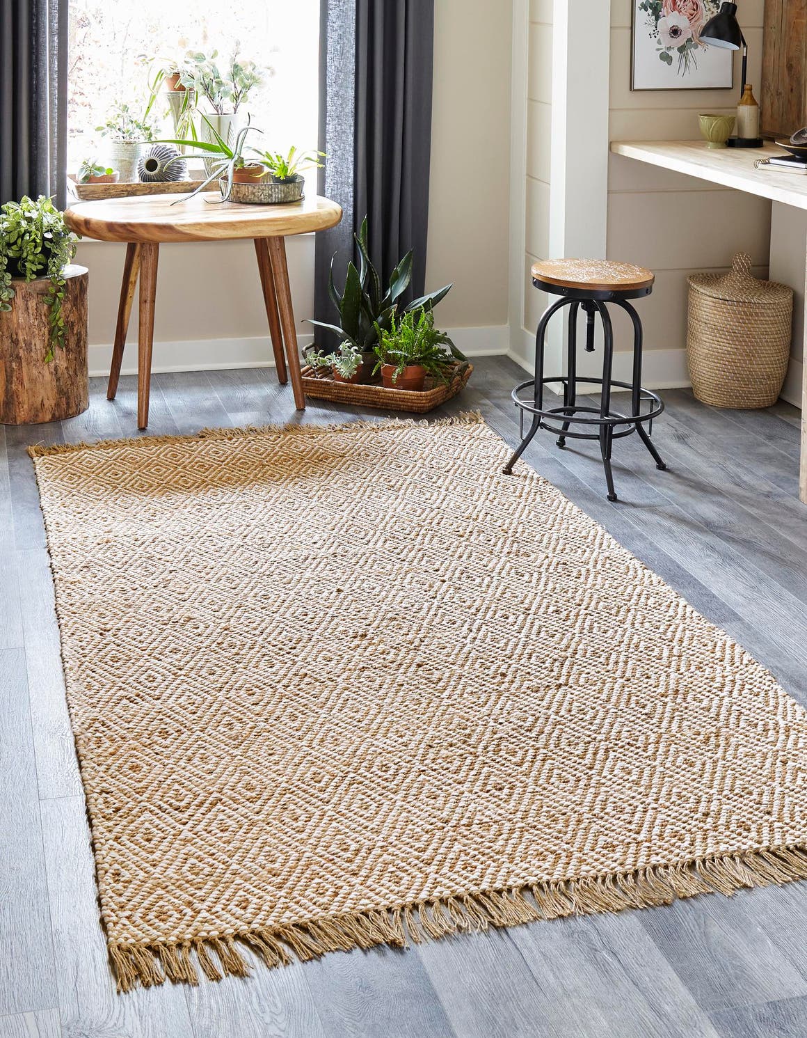 305 x 427 Braided Jute