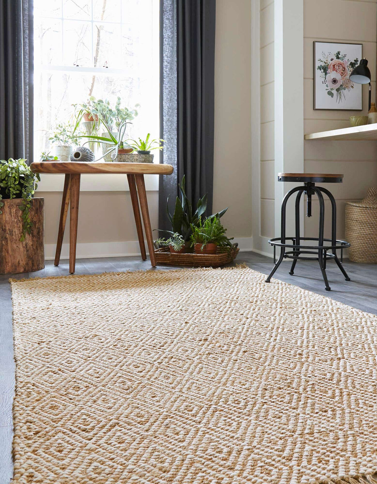 305 x 427 Braided Jute