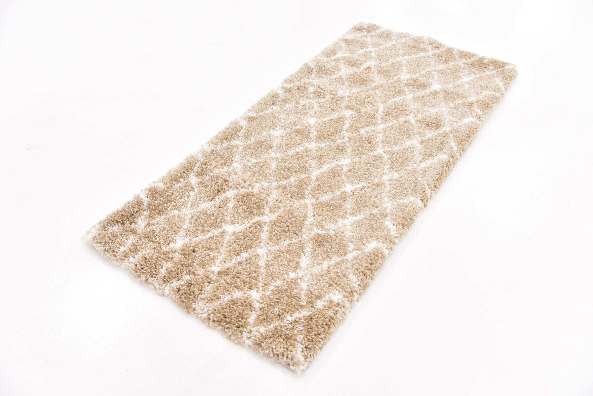 79x183 Taupe Marrakesh Shag