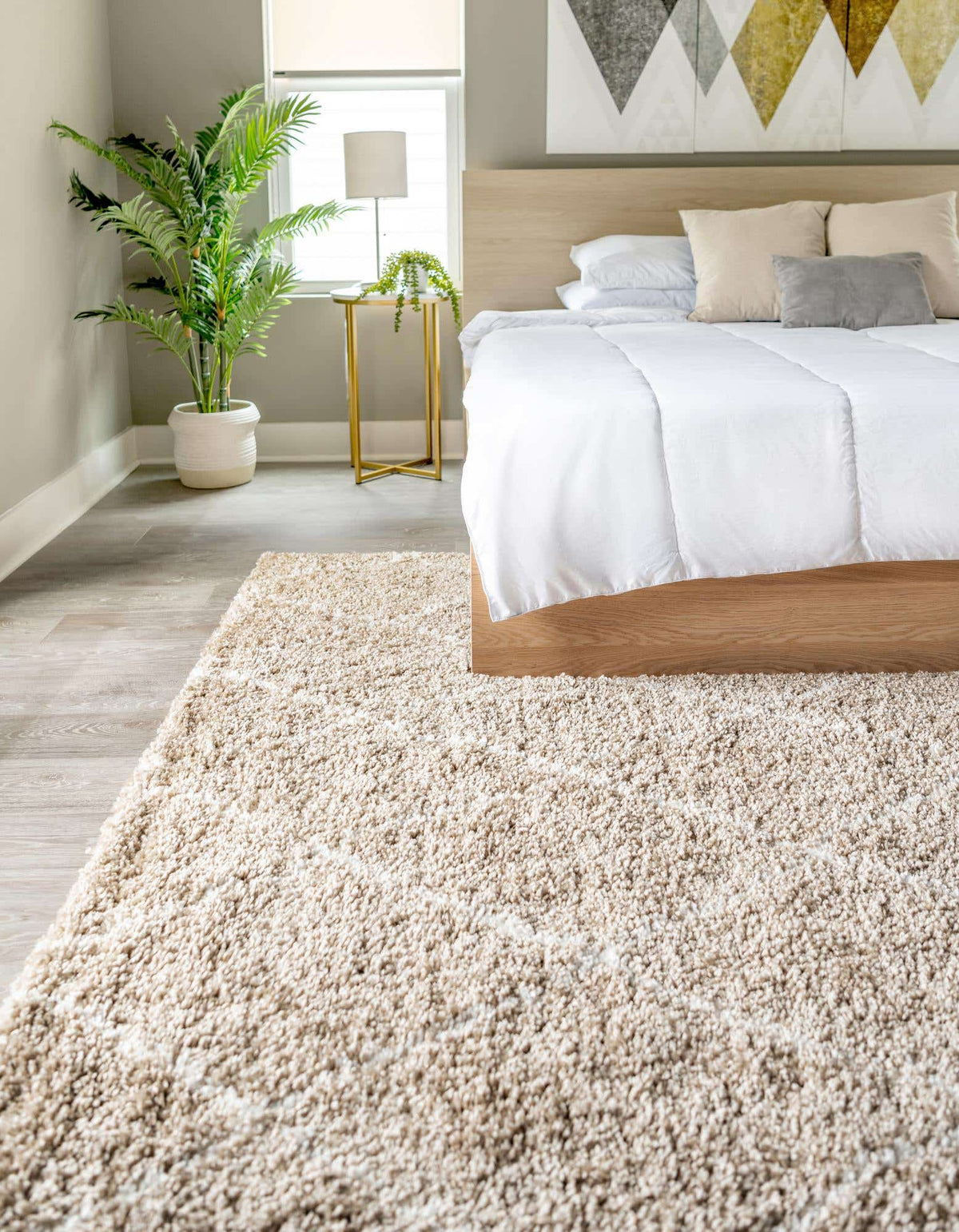 122x183 Taupe Marrakesh Shag
