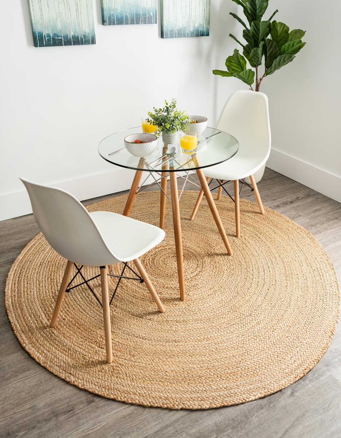 99x99 Jute tissé