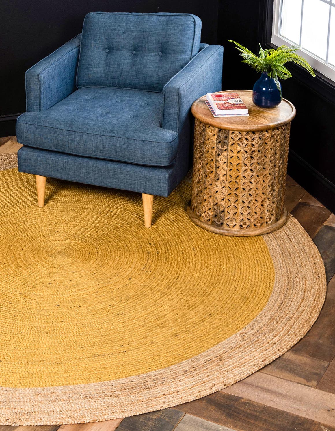 244 x 244 Braided Jute