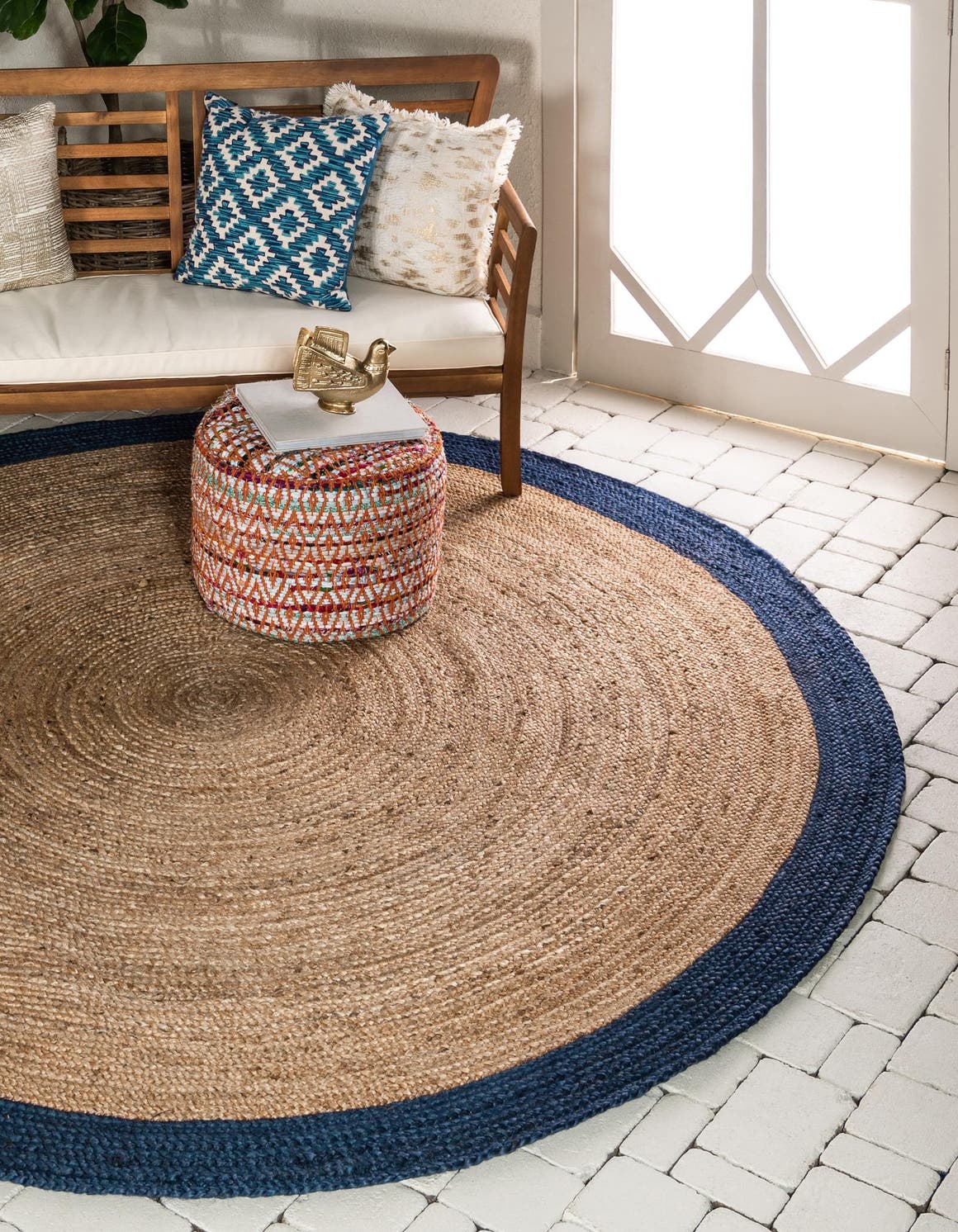 244 x 244 Braided Jute