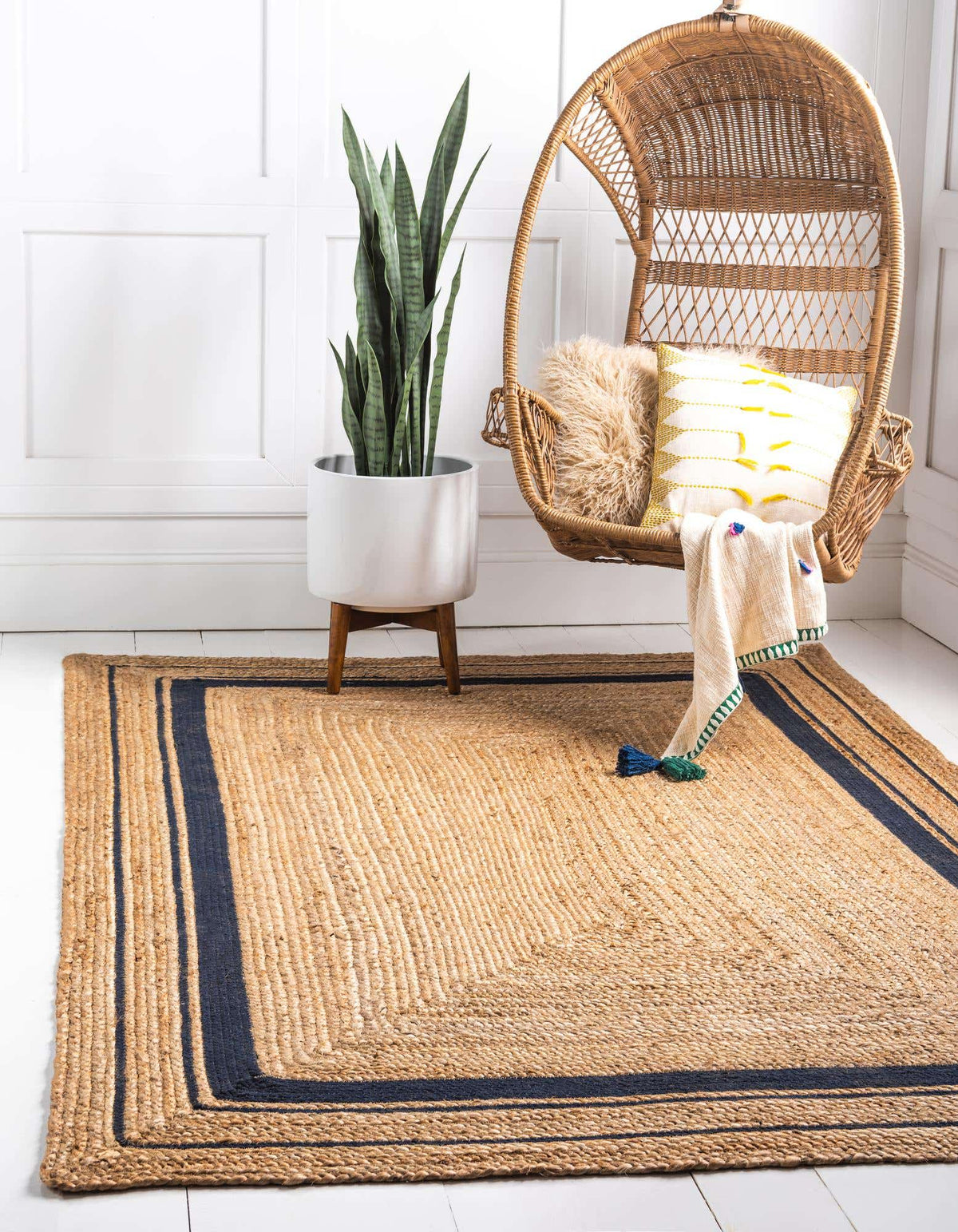 183 x 274 Braided Jute