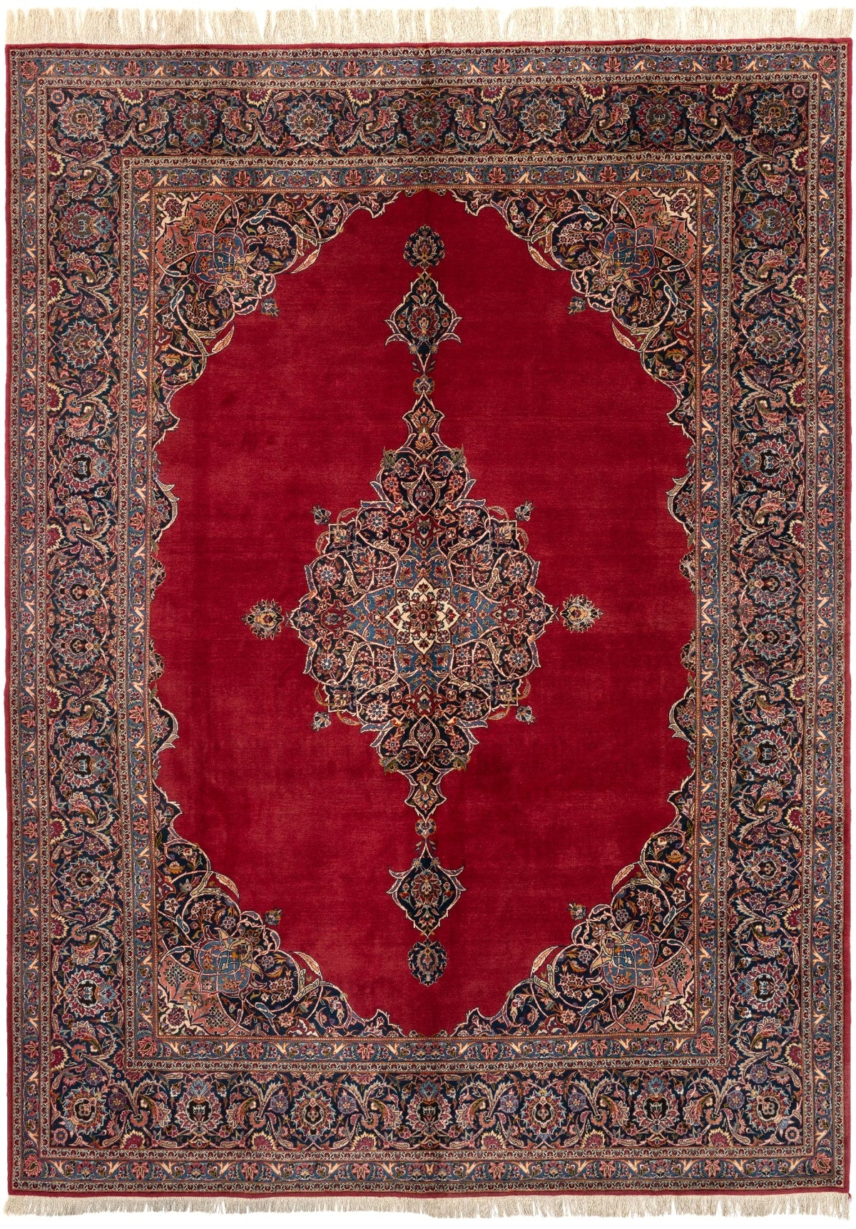 271 x 379 Kashan mit Seide